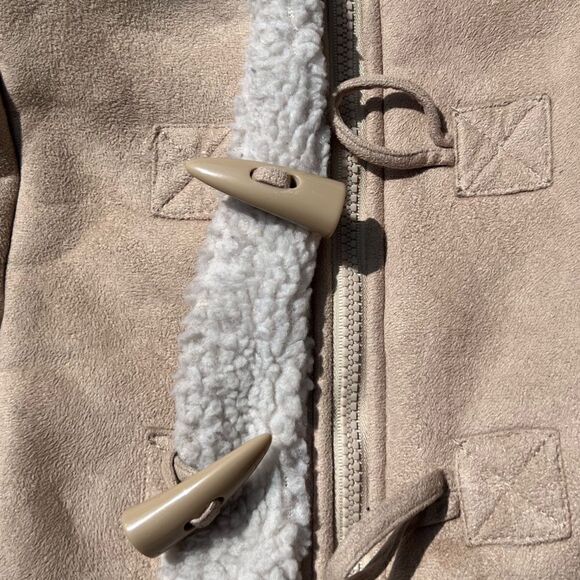 Route 66 kids faux suede coat w/toggle buttons & zipper Size XS - 4/5 - Picture 8 of 8